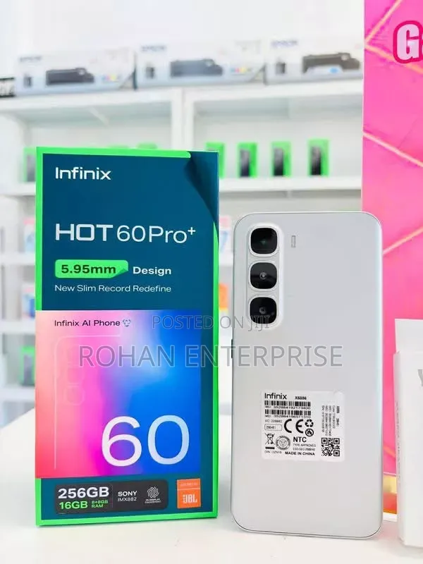 New Infinix Hot 60 Pro+ 128 GB White