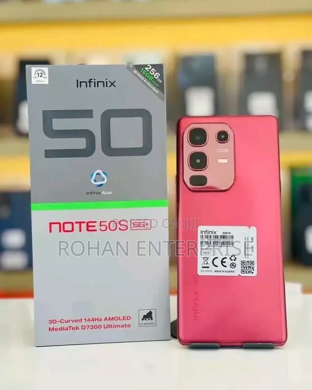 New Infinix Note 50s 256 GB Gray