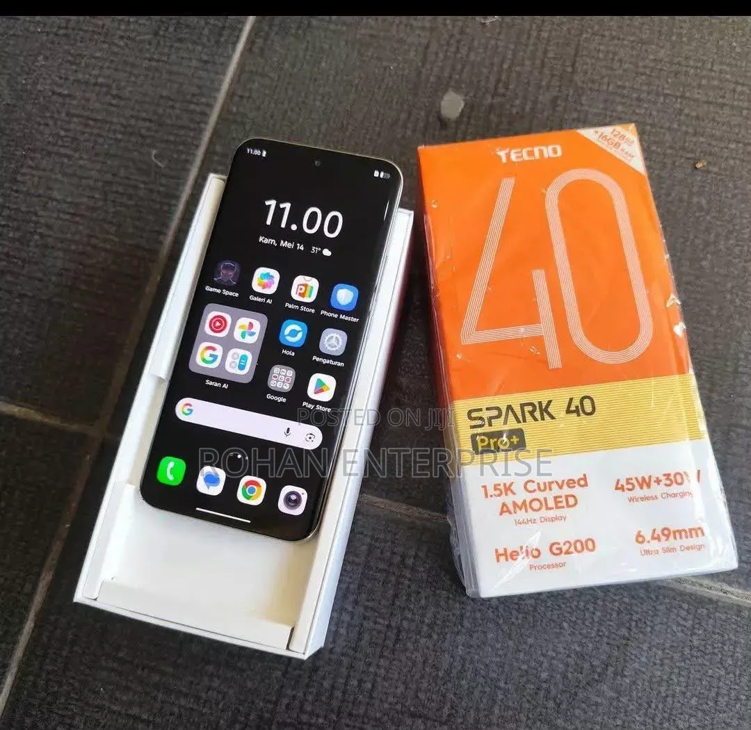 New Tecno Spark 40 Pro+ 256 GB White