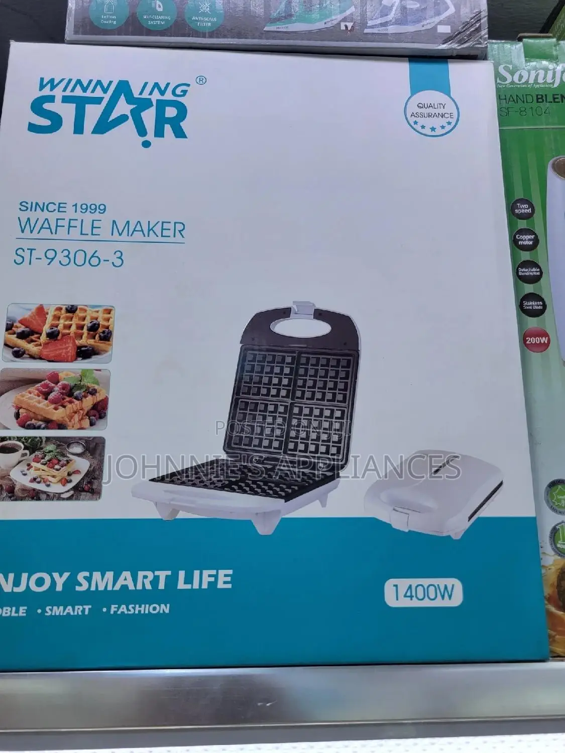 Winning Star Waffle Maker 1400wats