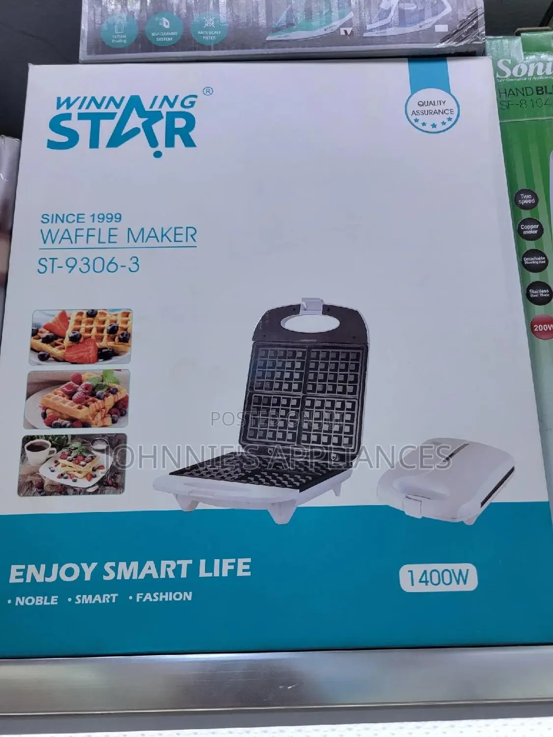 Winning Star Waffle Maker 1400wats