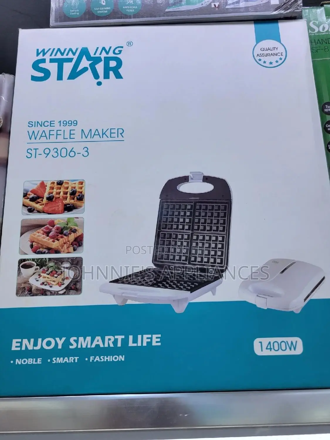 Winning Star Waffle Maker 1400wats