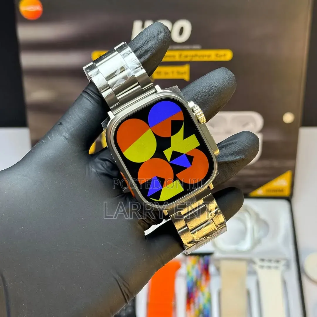 Ultra Smartwatch 7 Straps Earbuds Metal Strap iPhone Android