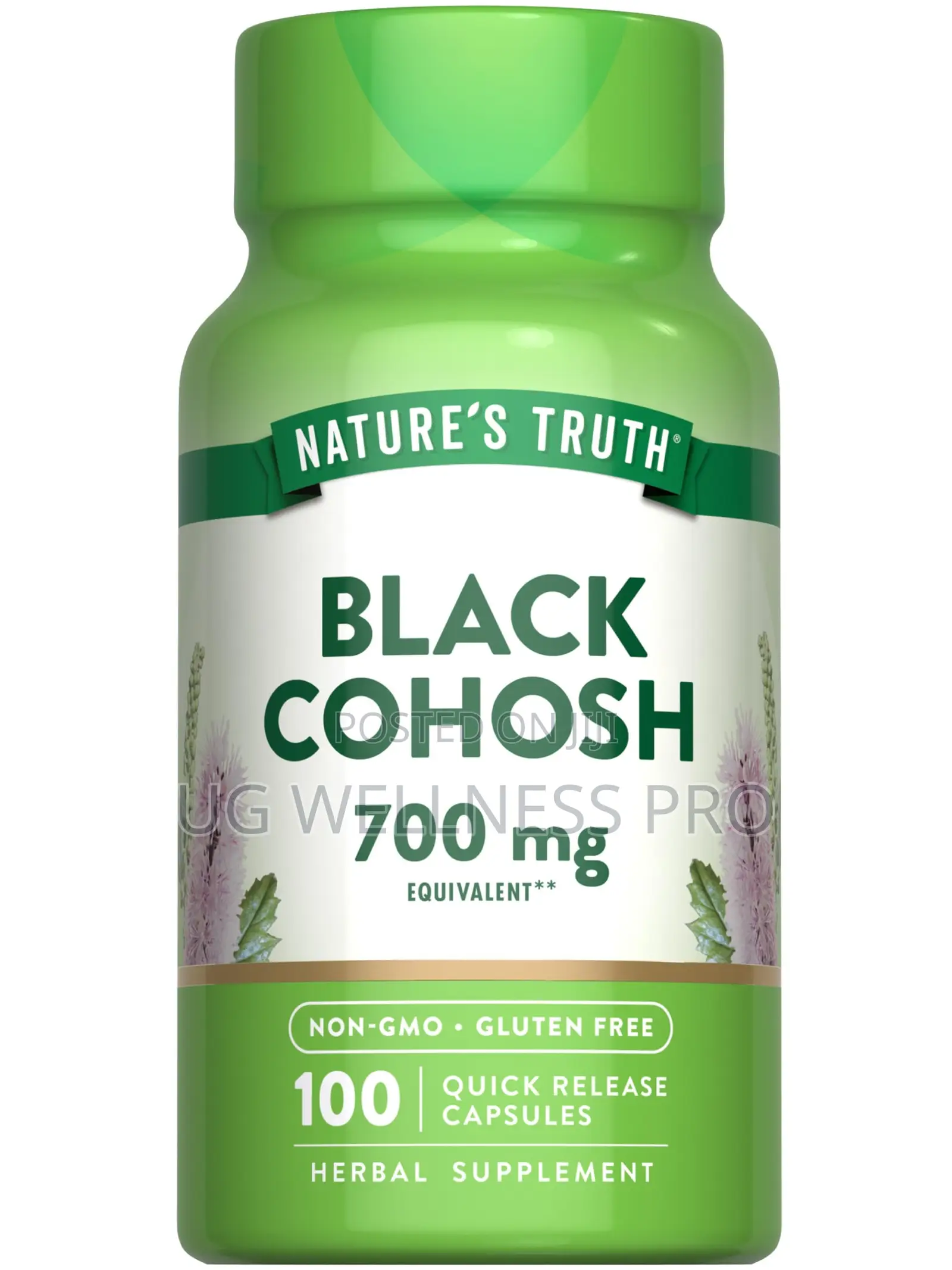 Black Cohosh for Menopause and PMS Support, Hot Flashes and Mood 100s