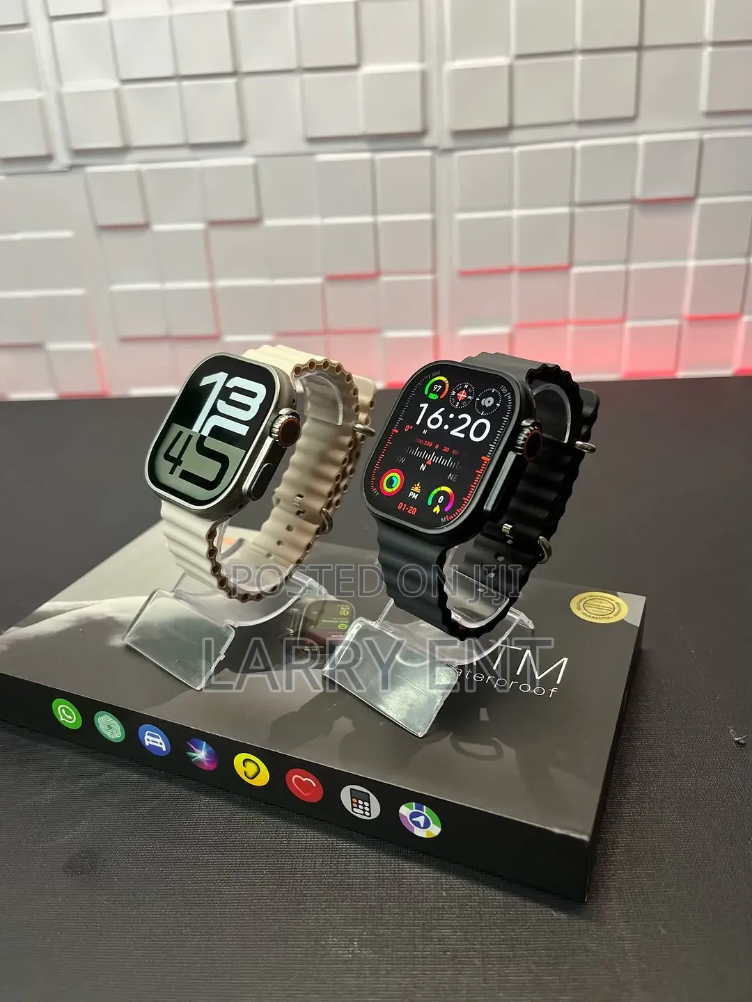 Ultra 2 Smartwatch Bluetooth Calling iPhone Android 3 Straps Included