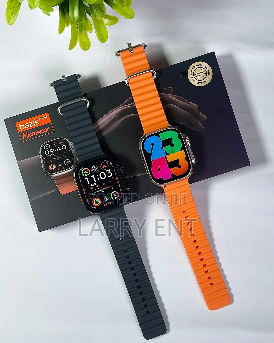 Ultra 2 Smartwatch 3 Straps Included Works With iPhone Android