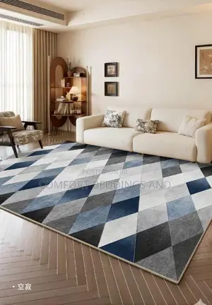 Smooth Checked Centre Carpets