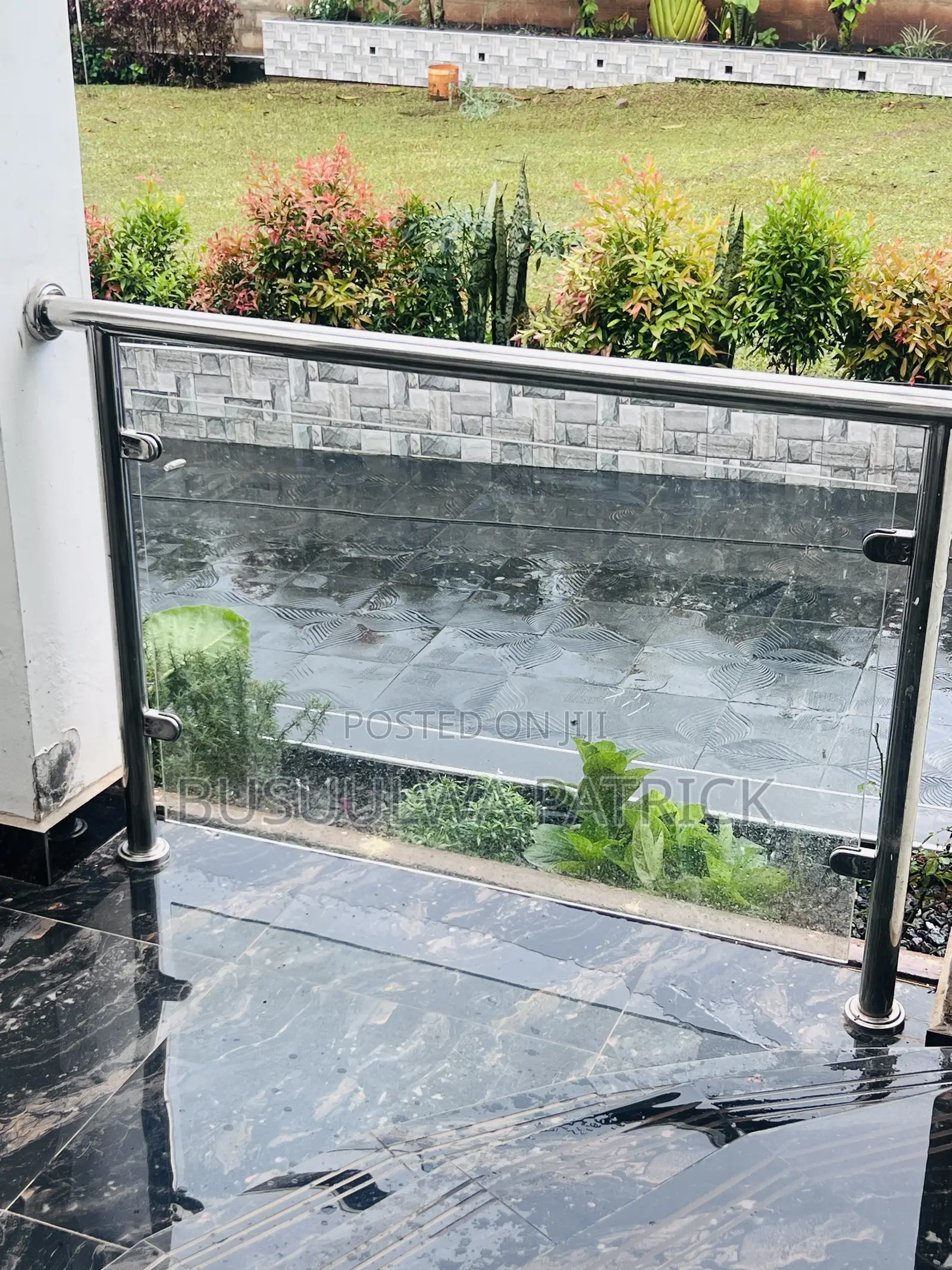 Glass Stainless Steel Balcony