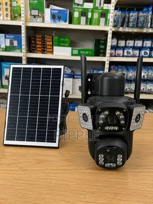 4g Solar CCTV Security Camera With Sim Card V380 App Kampala