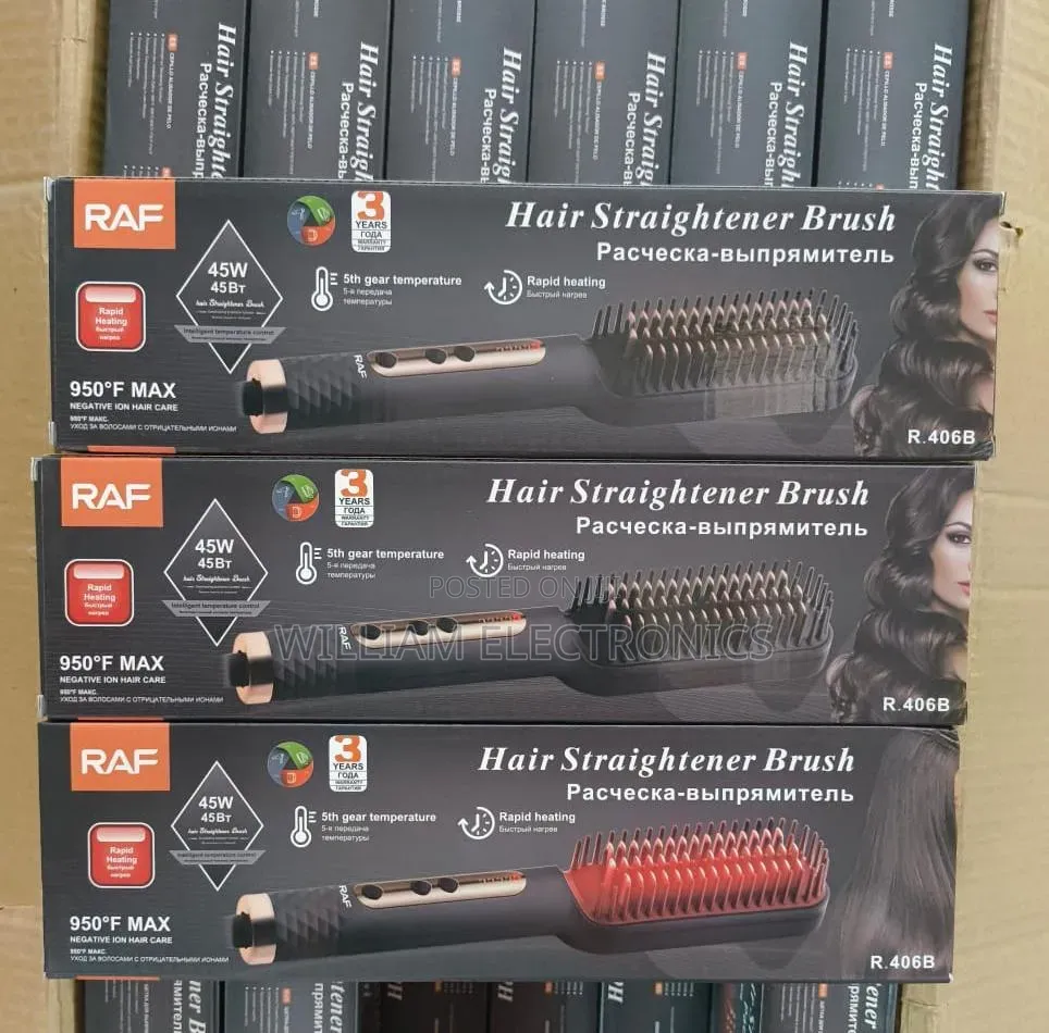 Raf Hair Straightener Brush/Hair Straightener Brush