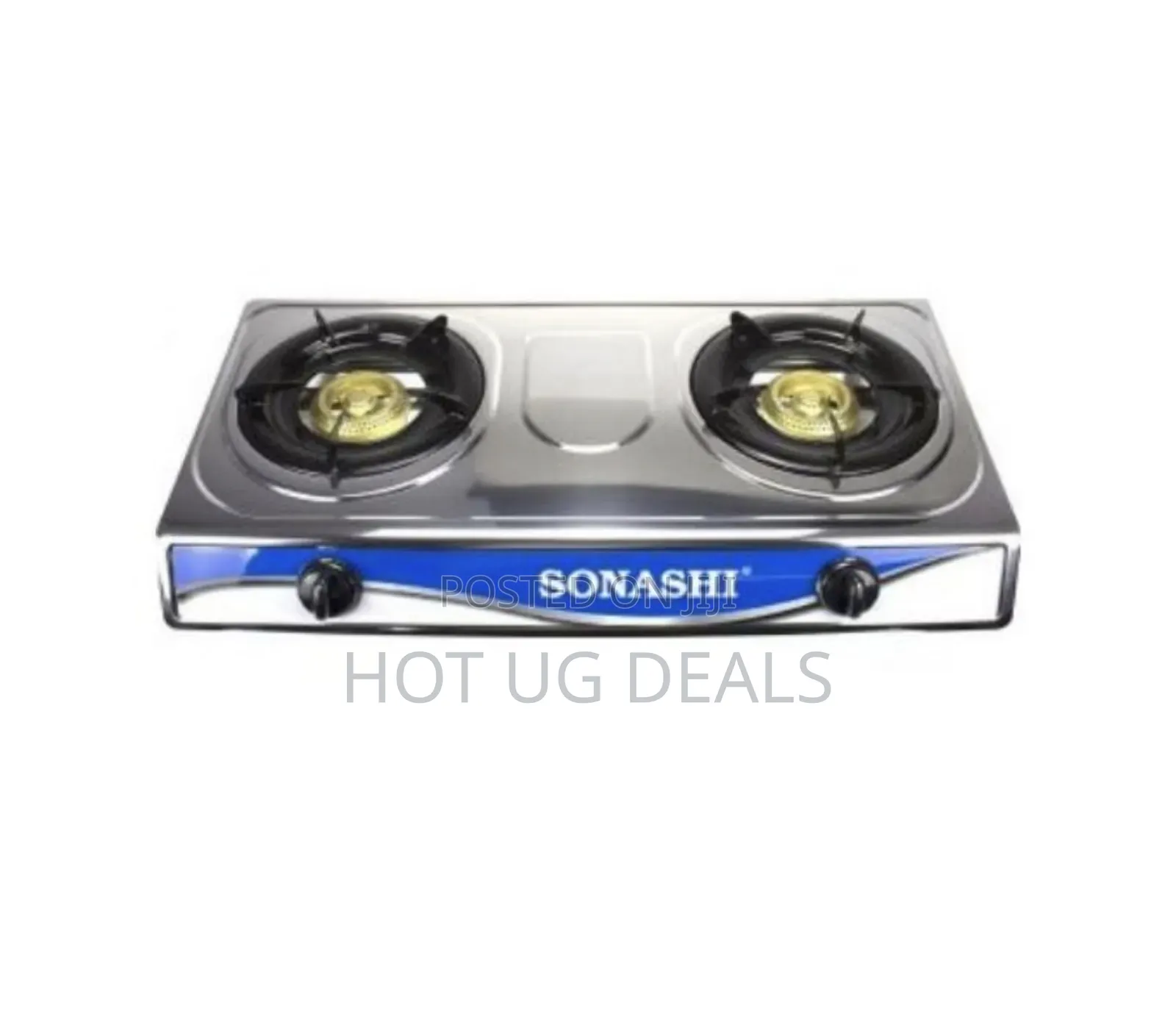 Sonashi Double Gas Stove With Electronic Ignition System