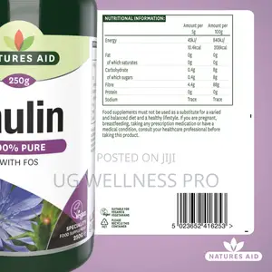 Inulin Powder Is a 100% Natural, Soluble Prebiotic Dietary Fibre