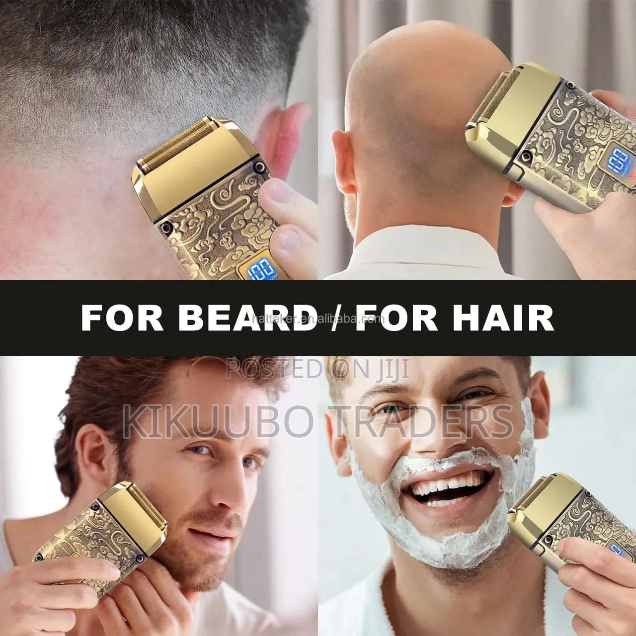 Electric Shaver With 4 Combs