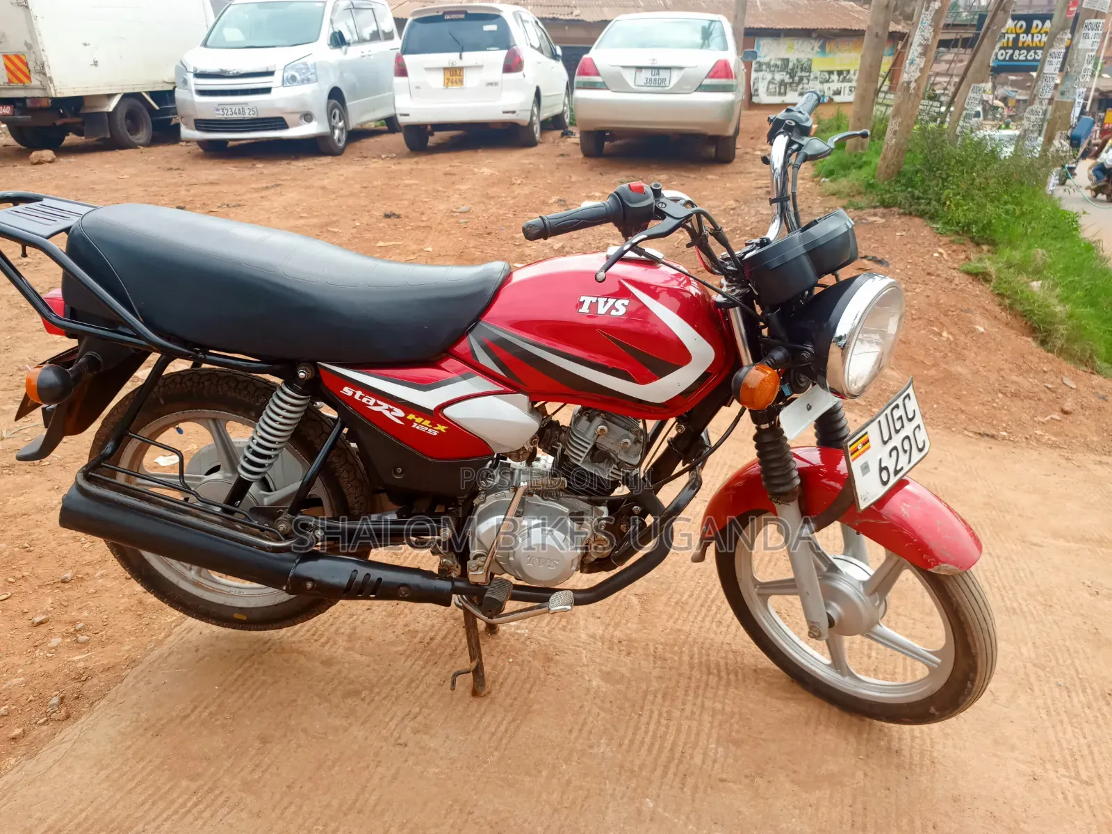 TVS HLX 125 2025 Red