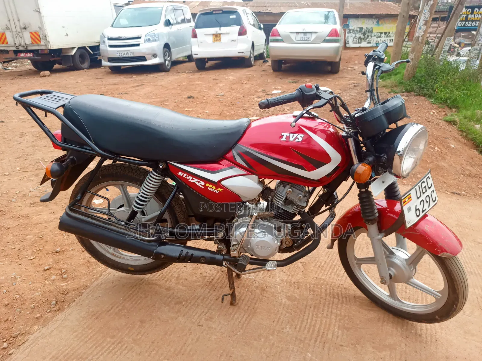 TVS HLX 125 2025 Red