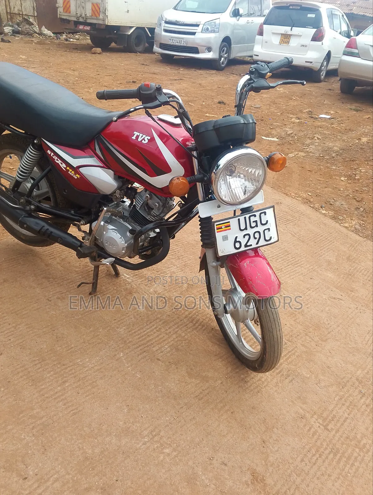 TVS HLX 125 2024 Red
