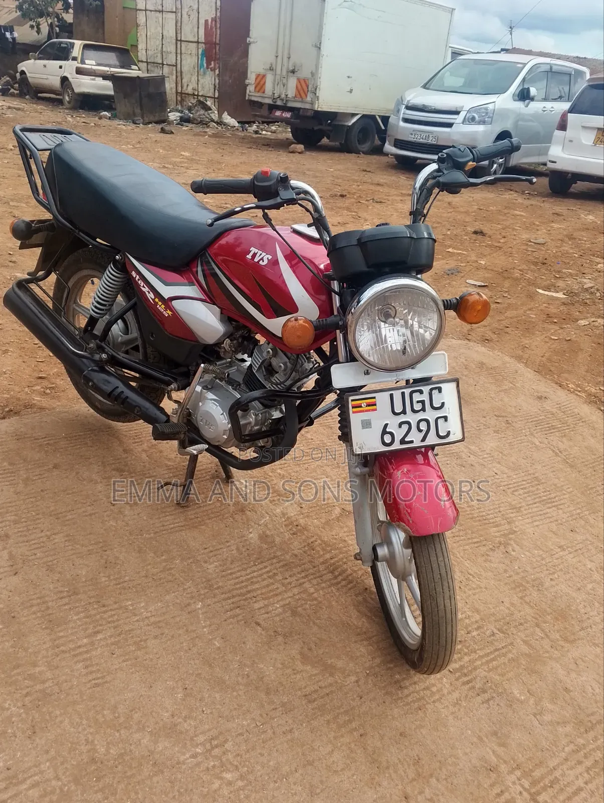 TVS HLX 125 2024 Red