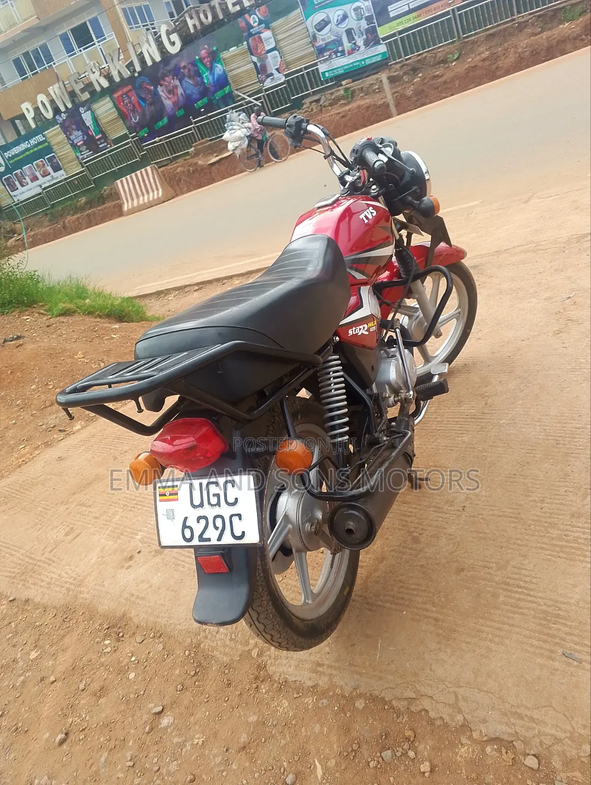 TVS HLX 125 2024 Red