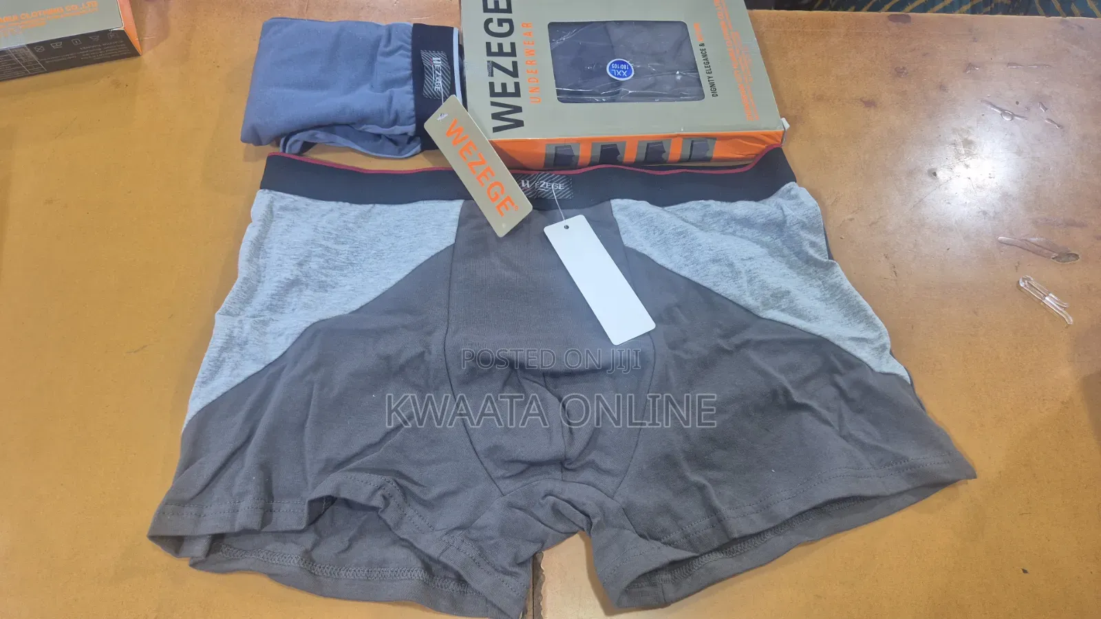 2 Piece Pack Wezege Relaxed Knit Boxer Shorts | Premium Cotton (M-4xl)
