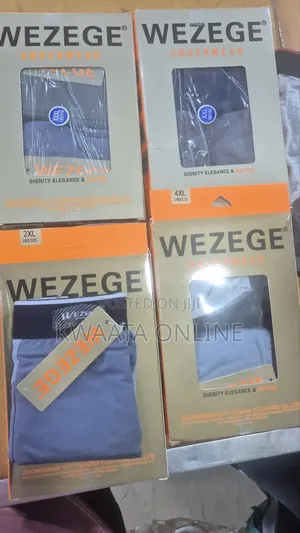 2 Piece Pack Wezege Relaxed Knit Boxer Shorts | Premium Cotton (M-4xl)