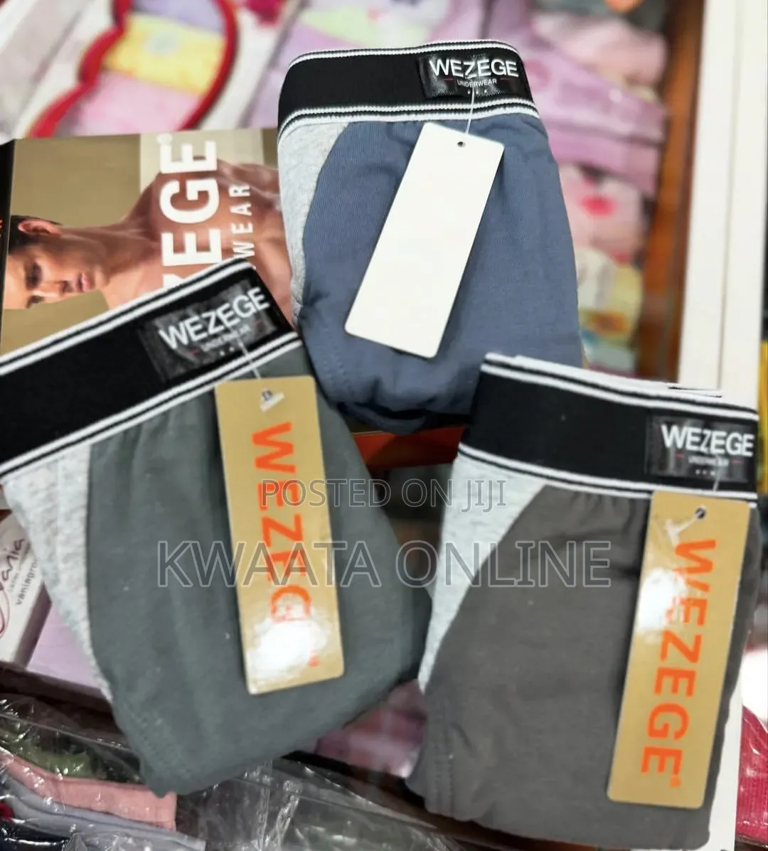 2 Piece Pack Wezege Relaxed Knit Boxer Shorts | Premium Cotton (M-4xl)