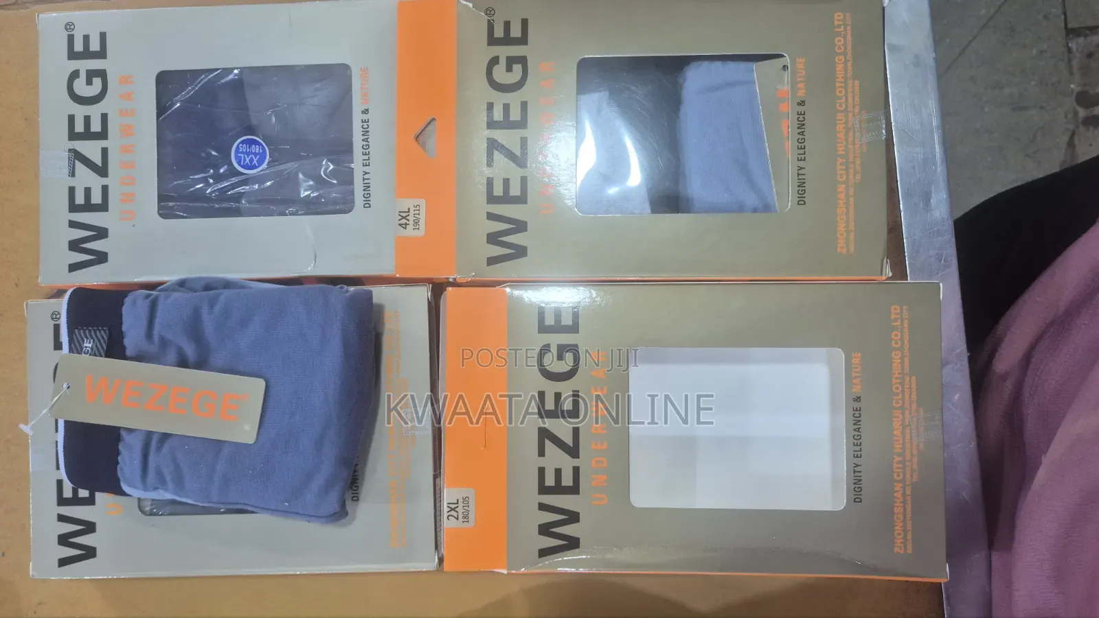 2 Piece Pack Wezege Relaxed Knit Boxer Shorts | Premium Cotton (M-4xl)