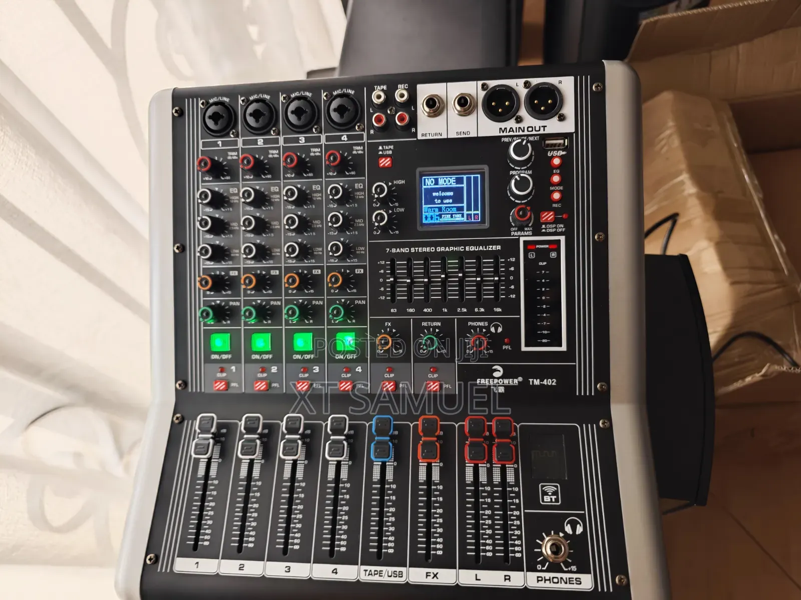 4ch High Quality Amplified Mixer