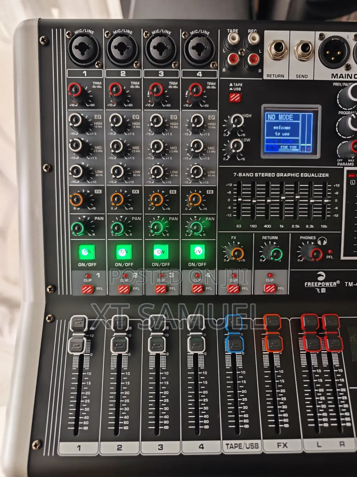 4ch High Quality Amplified Mixer