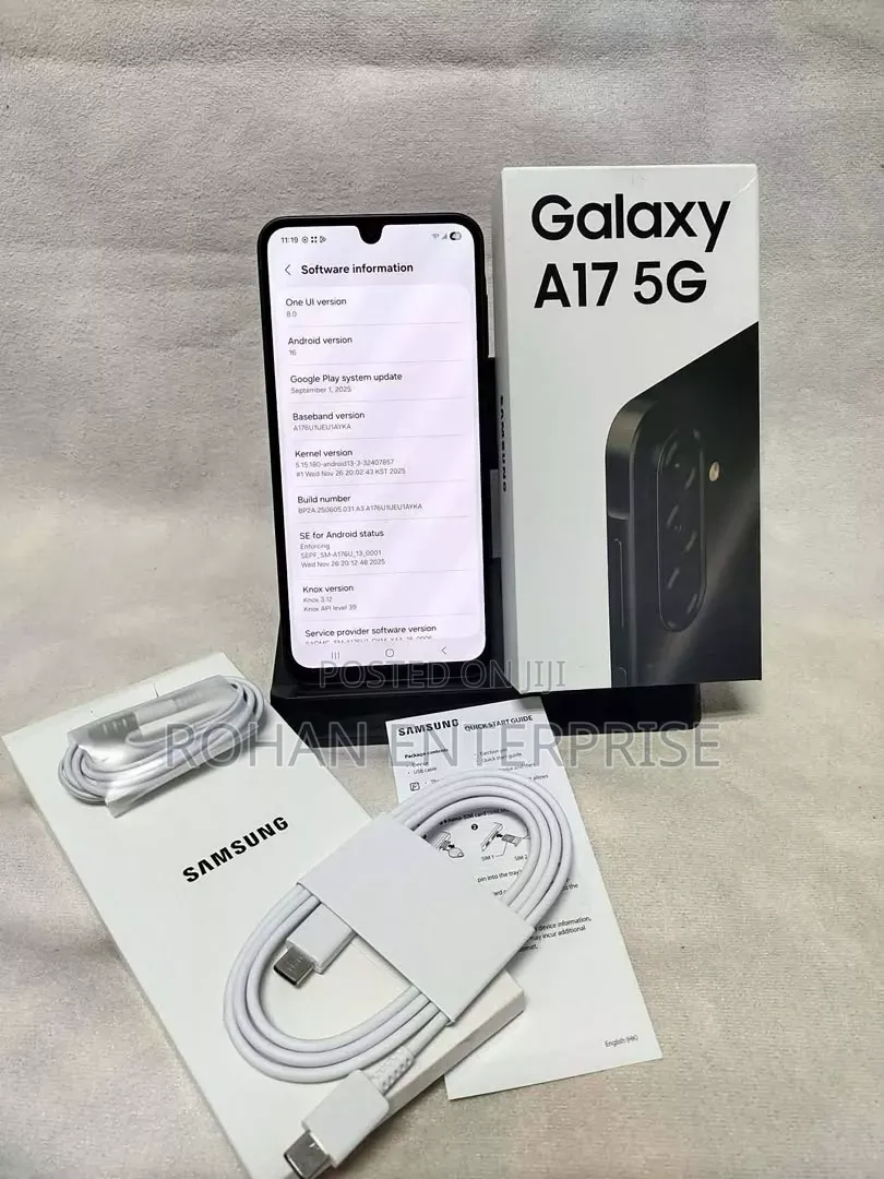 New Samsung Galaxy A17 5G 256 GB Black