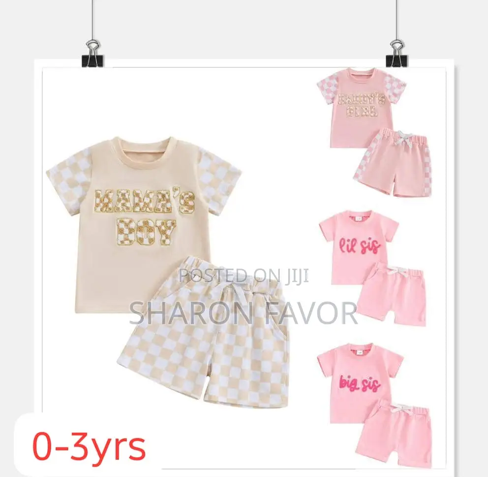 Baby Boys and Girls Summer Outfits