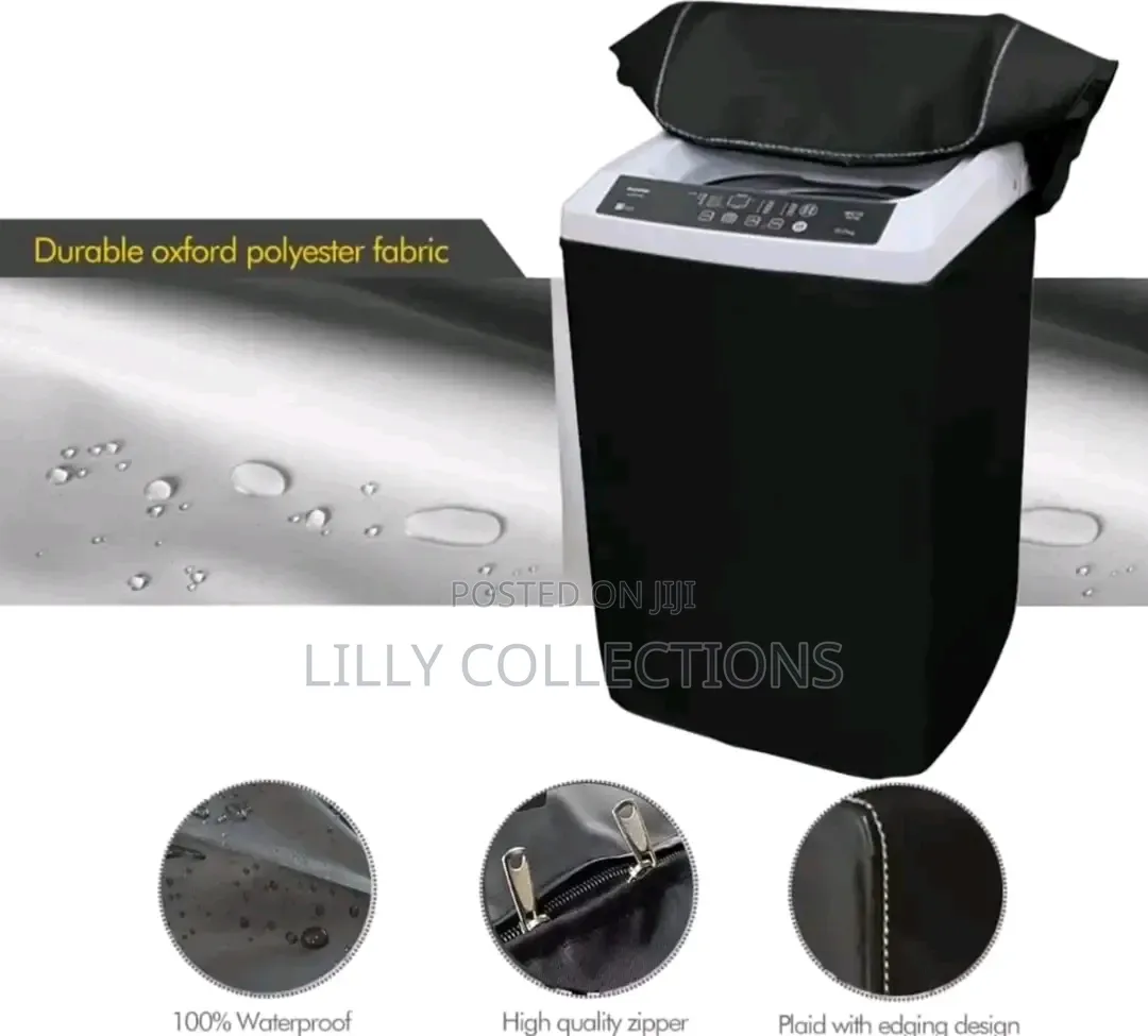 Black Top Load Washing Machine Covers