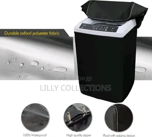 Black Top Load Washing Machine Covers