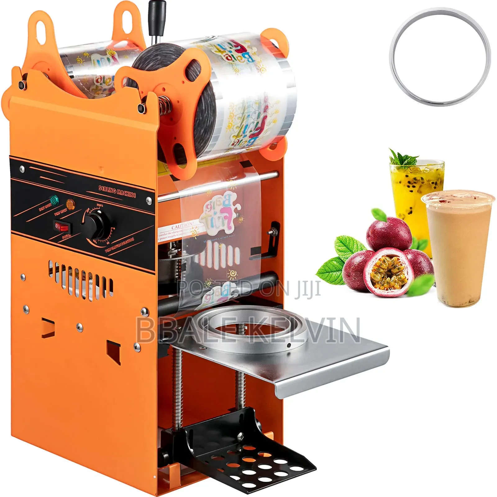 Manual Tea Cup Sealer 300-500 Cups Per Hour With Free Sealing Tape