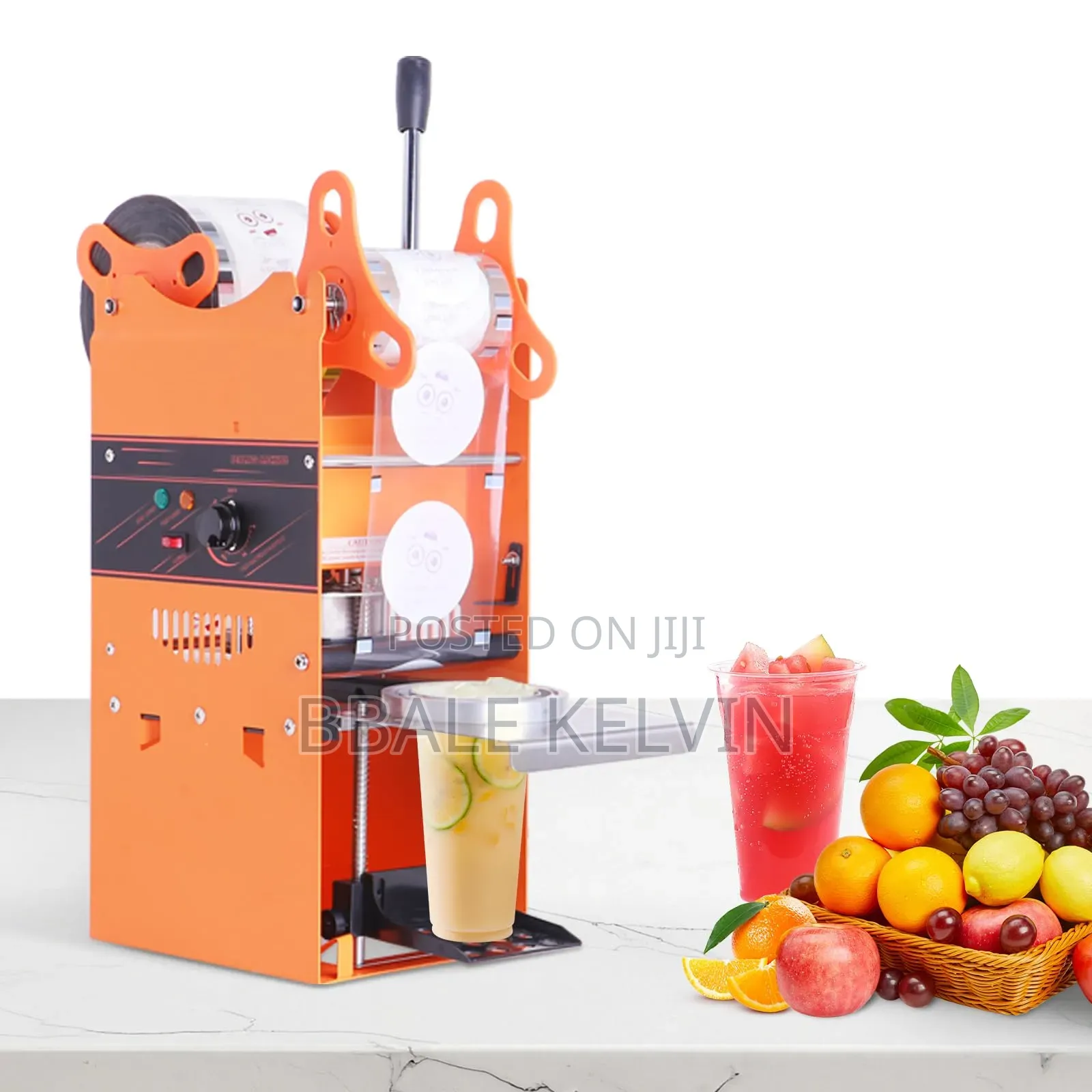 Manual Tea Cup Sealer 300-500 Cups Per Hour With Free Sealing Tape