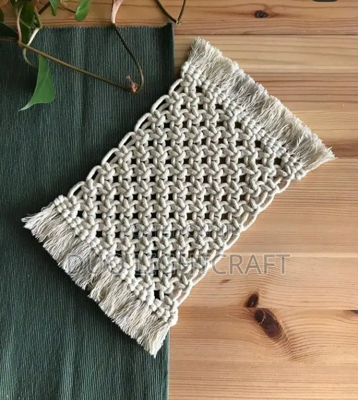 Elegant Handcrafted Macrame Table Mats
