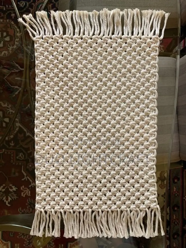 Elegant Handcrafted Macrame Table Mats