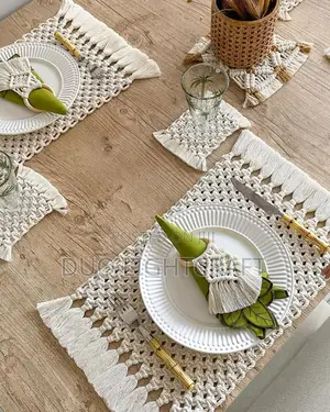 Elegant Handcrafted Macrame Table Mats