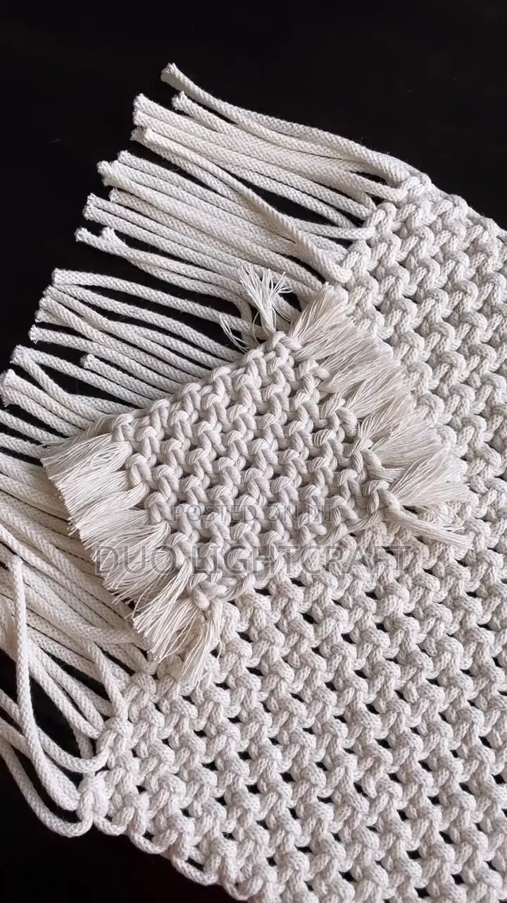Elegant Handcrafted Macrame Table Mats