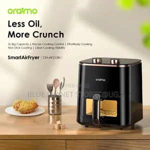 Oraimo 5.0litres Smart Airfryers \\ 1500w \\ Oh-Af210n