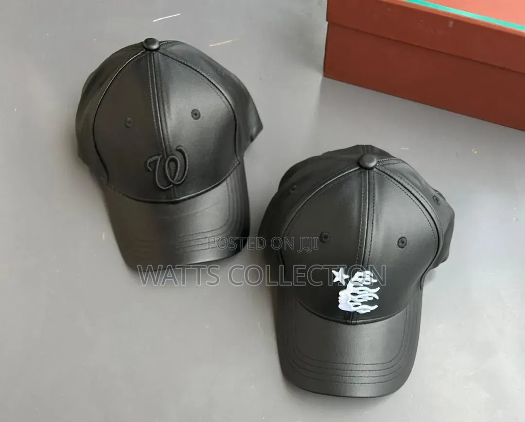 Designer Leather Caps