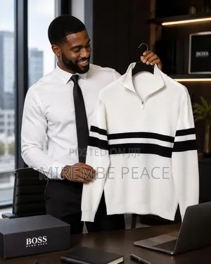 Knitted Quarter Zip Sweaters