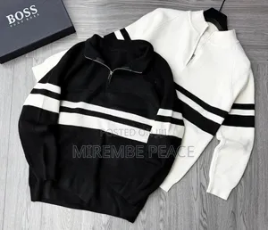 Knitted Quarter Zip Sweaters