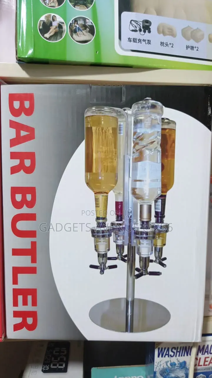 Bar Butler 4-Bottle Rotary Dispenser