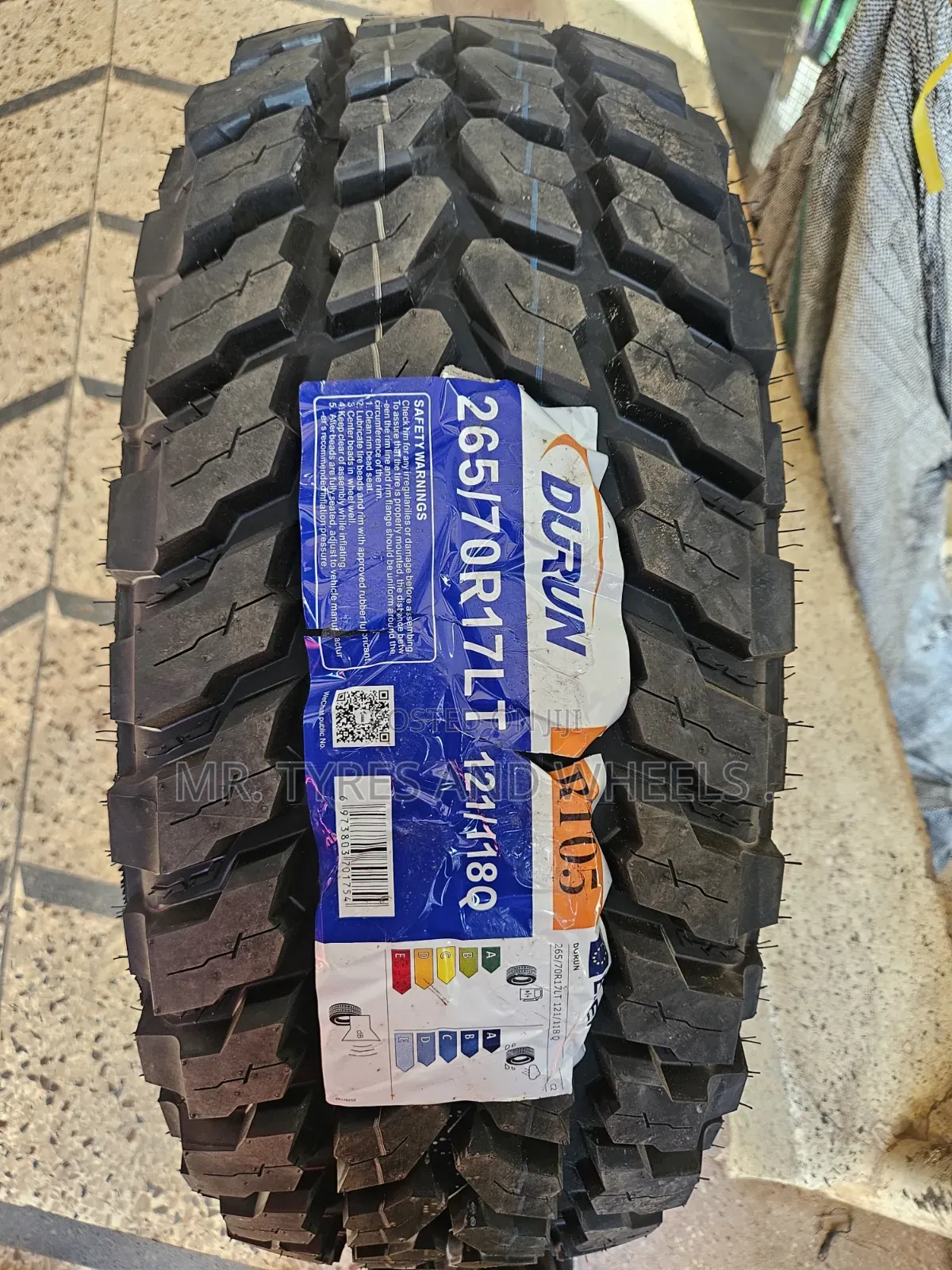 265 70 R17 Lt121/118q Durun Mt Available in Stock Now Order Now.