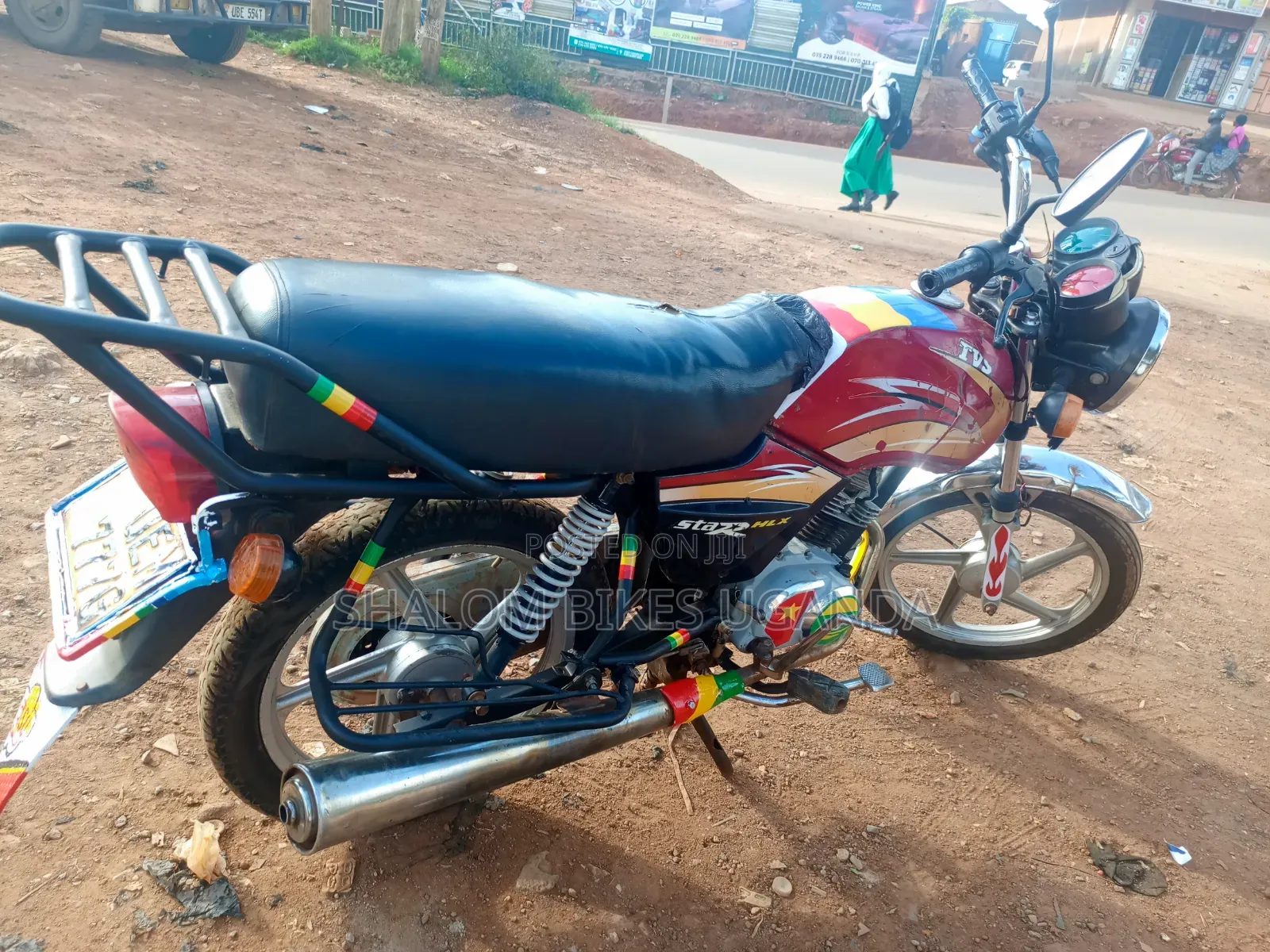 TVS XL 100 2017 Red