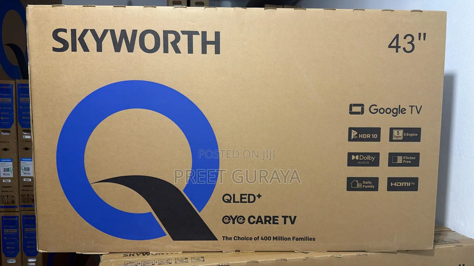 Skyworth 43”Qled, Ultra Hd Smart Google Tv