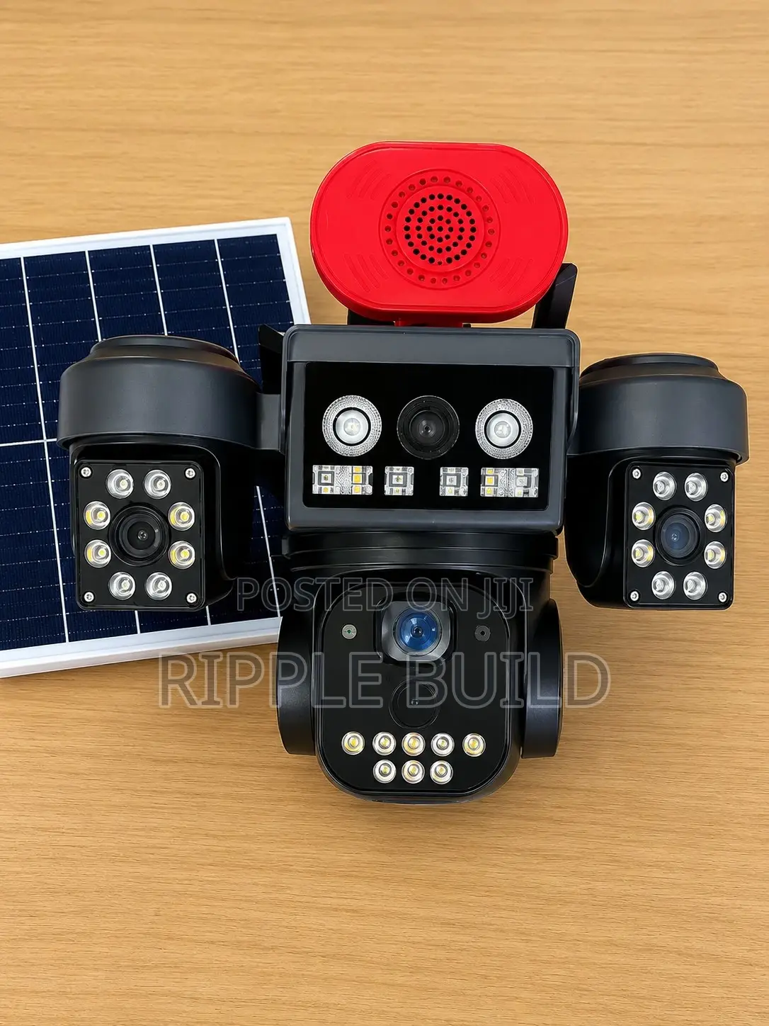 4g Triple-Lens Solar Security Camera With PTZ Motion Tracking Kampala