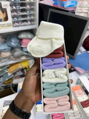 6 Piece Pair of Baby Stockings