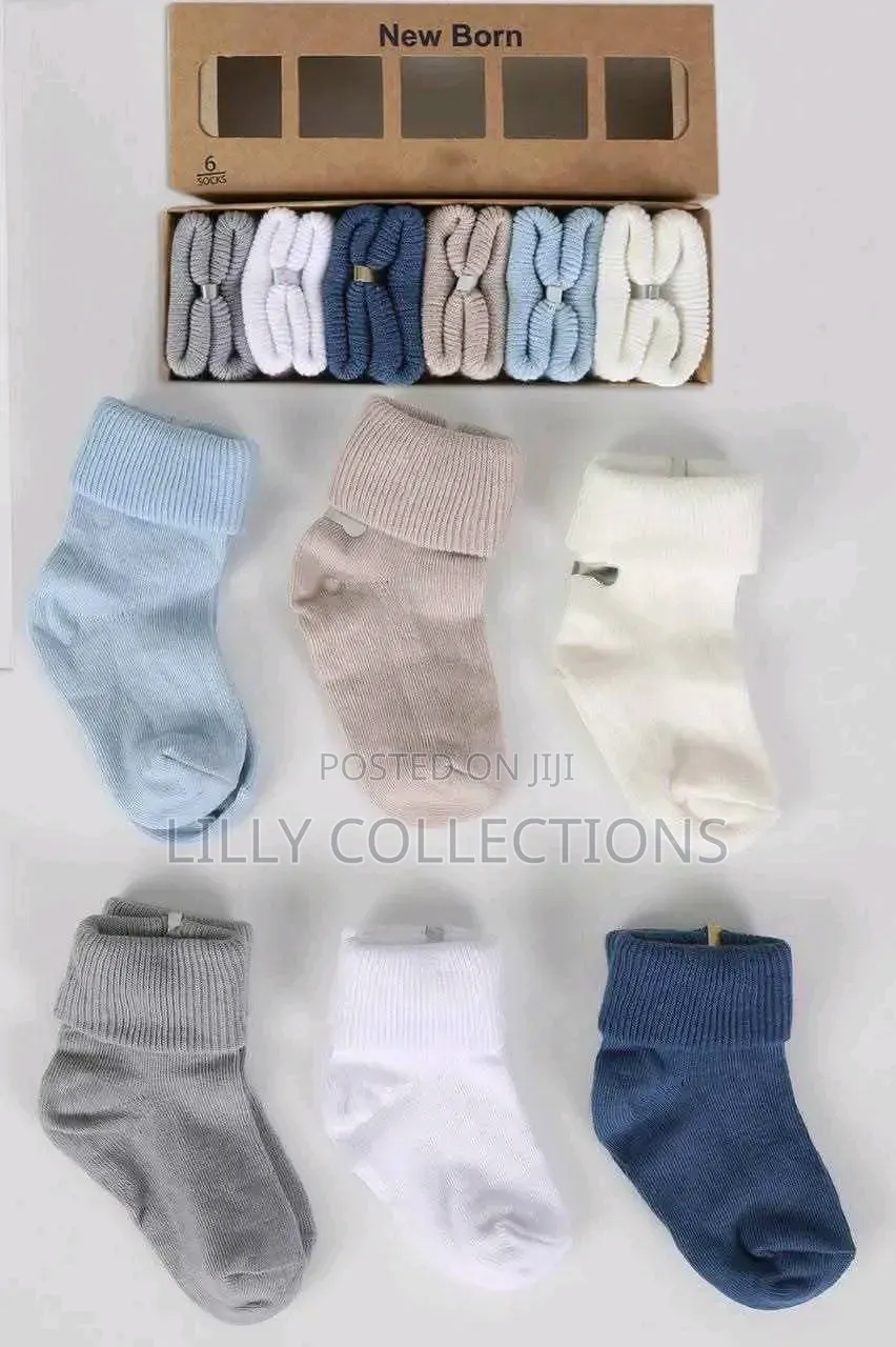 6 Piece Pair of Baby Stockings