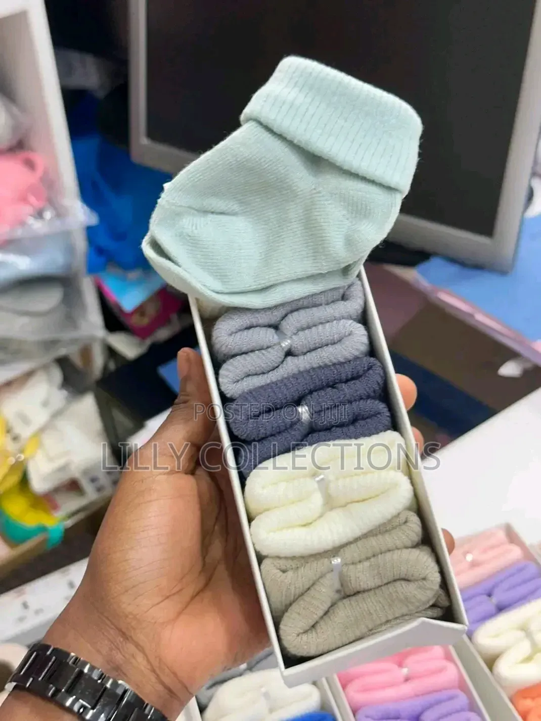 6 Piece Pair of Baby Stockings